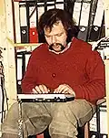 Wau Holland au clavier en 1984