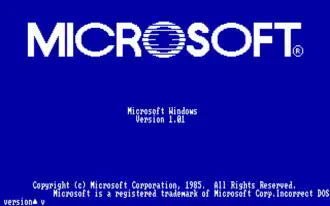 Image illustrative de l’article Windows 1.0