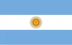 Description de l'image Flag of Argentina.svg.