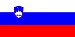 Description de l'image Flag of Slovenia.svg.