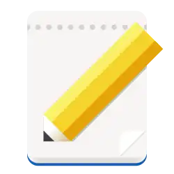 Description de l'image GNOME Gedit 2018.svg.