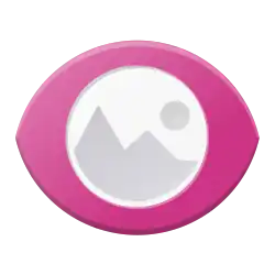 Description de l'image Gwenview Icon.svg.