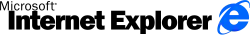 Description de l'image Internet Explorer 3 logo and wordmark (1996-2001).svg.