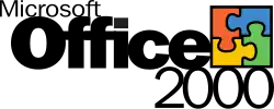 Description de l'image Microsoft Office 2000 logo.svg.