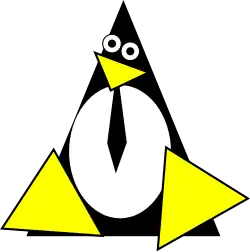Description de l'image Smack-tux.svg.