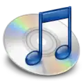 Logo d’iTunes 2(d’octobre 2001 à juillet 2002).