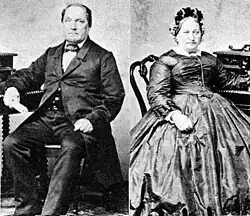 Abraham et Helen Einstein, ses grands-parents.