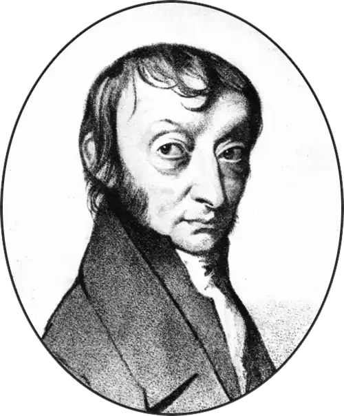 Portrait d'Amedeo Avogadro, qui a inspiré la constante Avogadro.