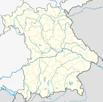 voir sur la carte de la Bavière