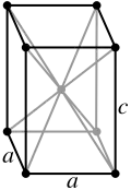 Tétragonal centré (δ')