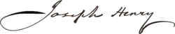 signature de Joseph Henry