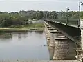 Le pont-canal métallique de Briare (France).