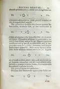 Dessin des observations de satellites de Jupiter, à différents moments.