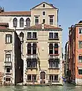 Ancien palais, demeure de Giovanni Poleni jusqu'en 1751 (Palazzetto Pisani, sur le Grand Canal à Venise)