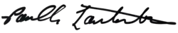 signature de Paul Lauterbur