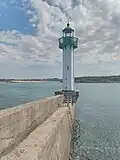 Phare de Moguériec, rénové et réinstallé en 2023.