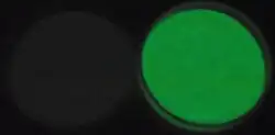 Pigments dans l'obscurité après 4&nbsp;min.