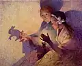 Jeu d'ombre avec les mains