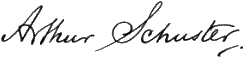 signature d'Arthur Schuster