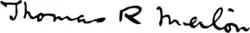 signature de Thomas Ralph-Merton