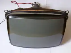 Tube électronique de TV.