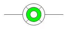 Voyant liquide avec indicateur d'humidité